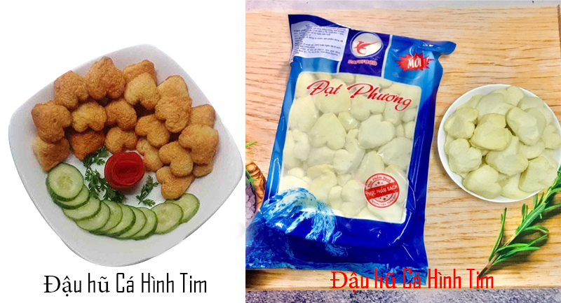 món tàu hũ cá hình tim