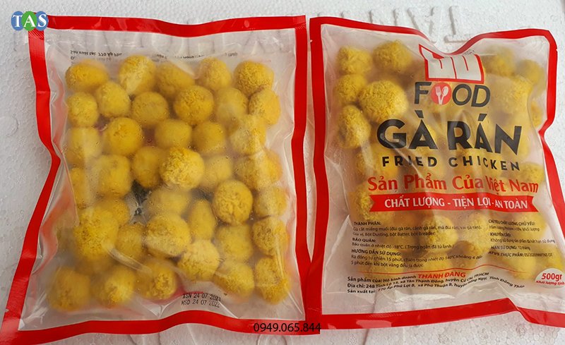 đóng gói 40 viên/bịch 0.5kg cho viên to, đều, đẹp, lượng viên nhiều, tạo lợi nhuận cao khi bán