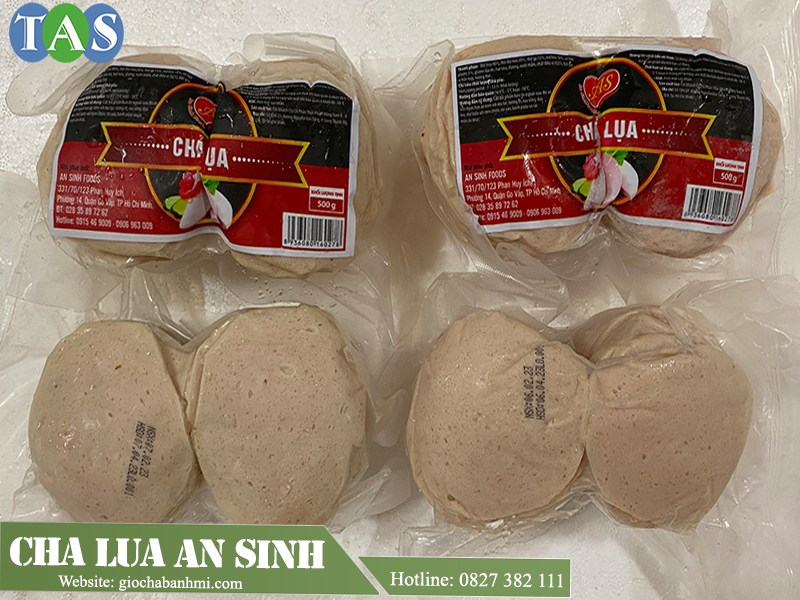 hình ảnh một mẫu chả lụa xắt lát, chuyên dùng cho các cửa hàng bánh mì thịt nguội giá 84.000 đ/kg