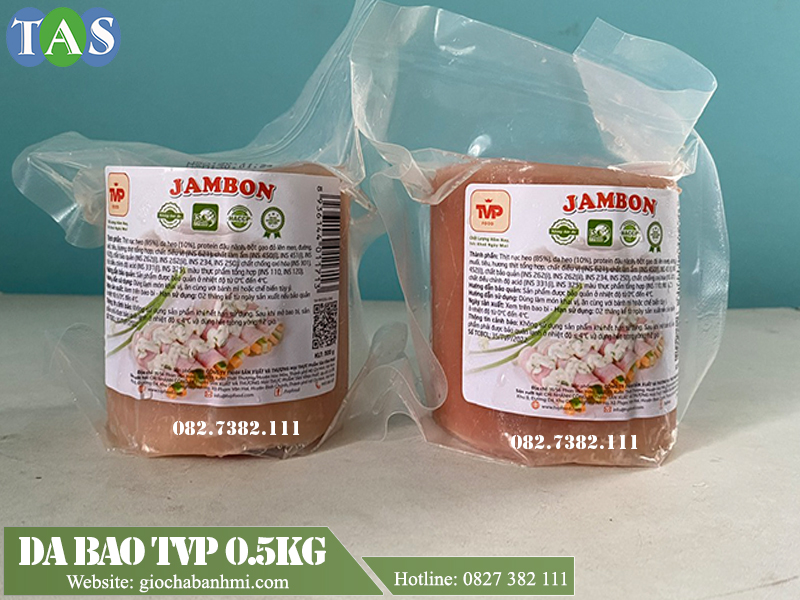 sản phẩm da bao trắng khối 0.5kg do tân vĩnh phát sản xuất