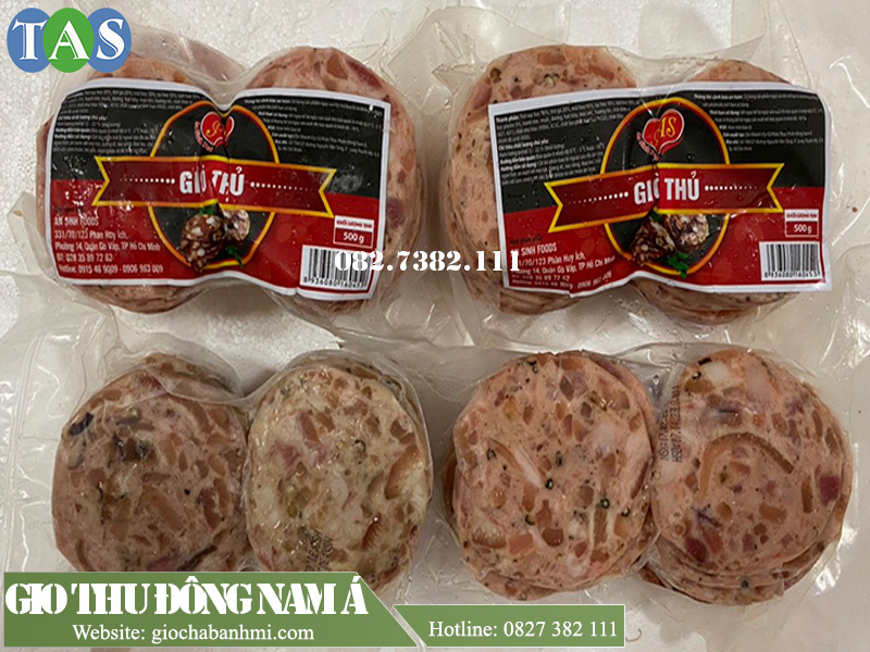 mặt trong sản phẩm giò xào do đông nam á sản xuất
