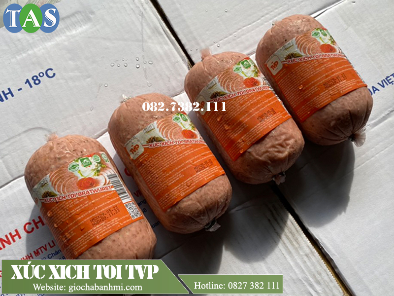 xúc xích tỏi tân vĩnh phát khối 0.5kg