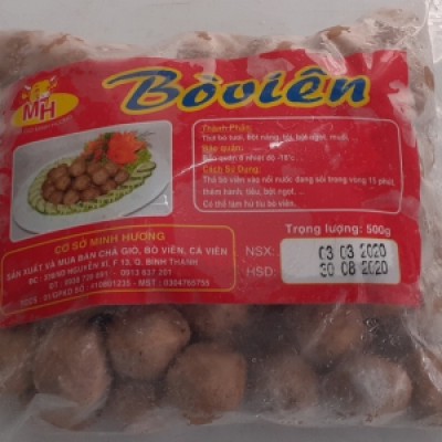 Bò Viên Minh Hương / kg 160 viên